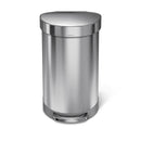Lixeira Semi-Round com Pedal e Suporte para Saco – SimpleClean