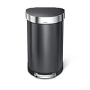 Lixeira Semi-Round com Pedal e Suporte para Saco – SimpleClean