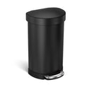 Lixeira Semi-Round com Pedal e Suporte para Saco – SimpleClean