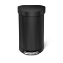 Lixeira Semi-Round com Pedal e Suporte para Saco – SimpleClean