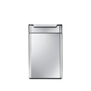 Lixeira Retangular Touch-Bar com Dupl0 Compartimento