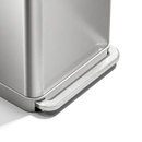 Lixeira Retangular com Pedal e Bolso para Saco – SimpleClean