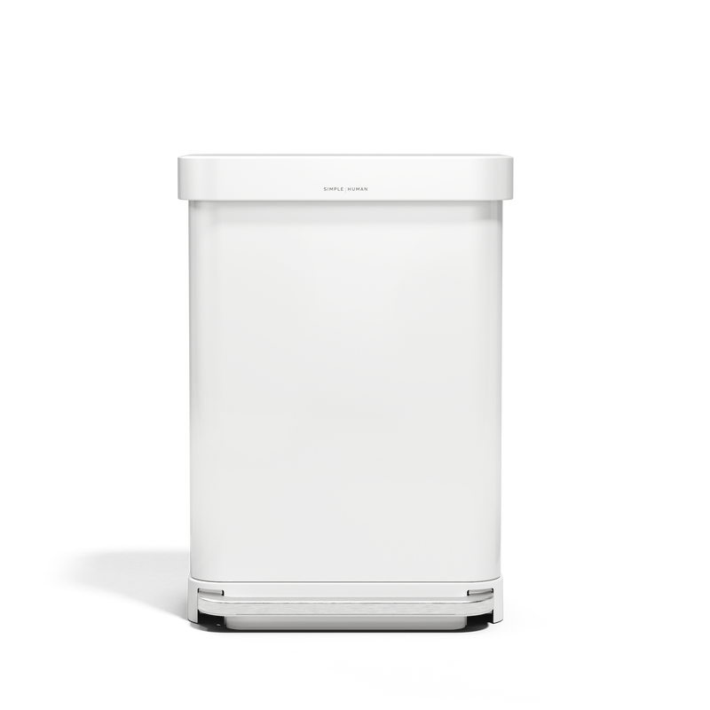 Lixeira Retangular com Pedal e Bolso para Saco – SimpleClean