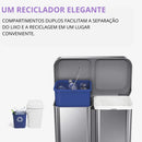 Lixeira Dupla Inteligente com Comando de Voz e Sensor – SimpleClean